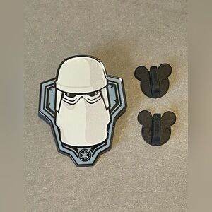 Disney Trading Pin Snow Trooper Dark Side Star Wars Lanyard Pin